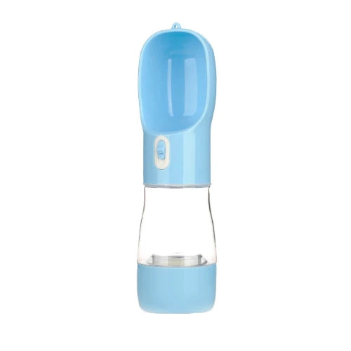 Abreuvoir portable pour chien, gamelle bleue, pratique pour les sorties et les promenades, idéal pour hydrater votre petit chien