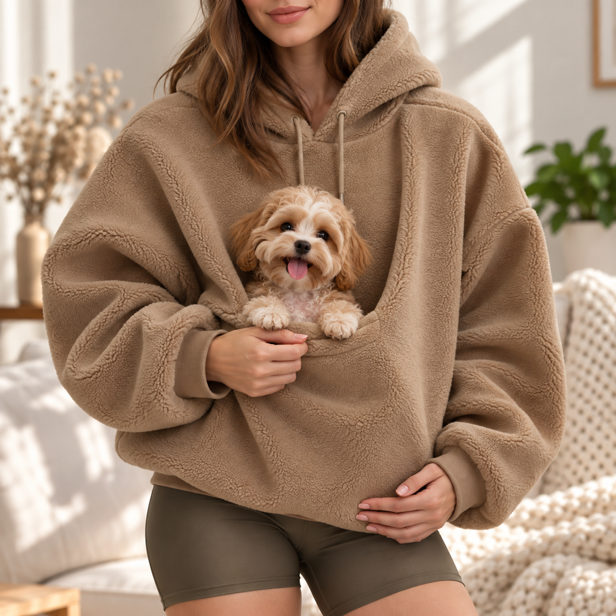 Sweat à poche pour petit chien
