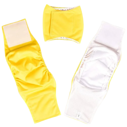 Accessoire pour Chihuahua – Couche jaune absorbante et confortable pour apprendre la propreté aux petits chiens ou chats