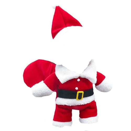 Déguisement Chihuahua : costume de père noël rouge confortable et tendance, parfait pour les fêtes, évènements, anniversaires ou halloween – taille parfaite pour les petits chiens