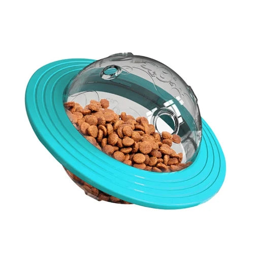 Jouet pour Chihuahua : boule bleue distributeur de croquettes β IdΓ©al pour stimuler et divertir votre petit chien ou chat