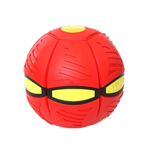 Jouet pour Chihuahua : frisbee rouge qui se transforme en balle β IdΓ©al pour stimuler et divertir votre petit chien ou chat