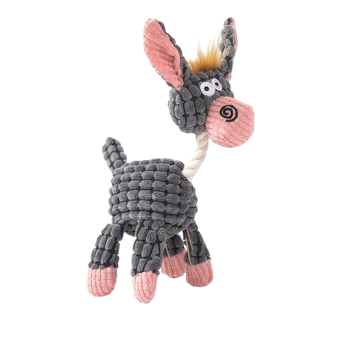 Jouet pour Chihuahua : peluche en forme d'âne bourricot – Idéal pour occuper et divertir votre petit chien ou chat