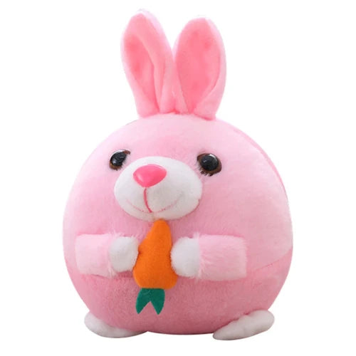 Jouet pour Chihuahua : peluche musicale en forme de lapin rose – Idéal pour stimuler et divertir votre petit chien ou chat