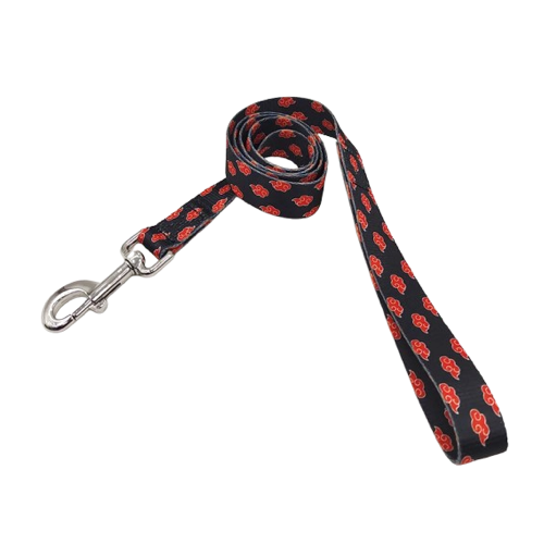 Laisse pour chiens aux motifs « nuages rouges ». Vendu avec son Collier assorti. Confortable, convient aux petits chiens, chihuahuas, ou aux chats. Vendu dans la boutique « Mon Petit Chihuahua »