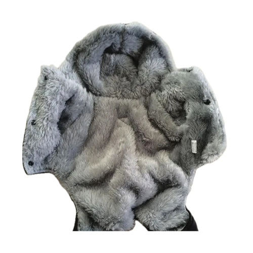 Manteau pour Chihuahua : combinaison rouge rembourrée – Confortable, parfait pour protéger votre petit chien ou chat pendant les promenades - vue de face