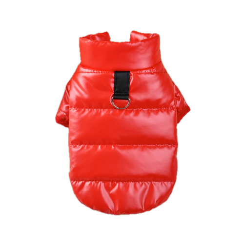 Manteau pour Chihuahua : doudoune matelassรฉe rouge โ Confortable, parfait pour protรฉger votre petit chien ou chat pendant les promenades