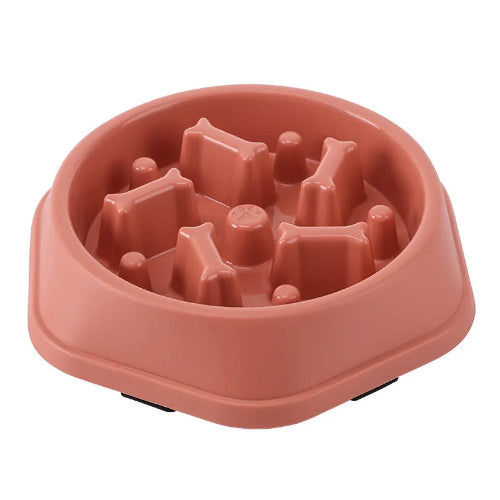 Dog Bowl: Anti-glutton Bone