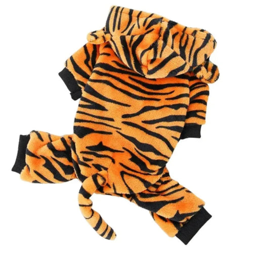 DΓ©guisement Chihuahua : costume de tigre confortable et tendance, parfait pour les fΓͺtes, Γ©vΓ¨nements, anniversaires ou halloween β taille parfaite pour les petits chiens