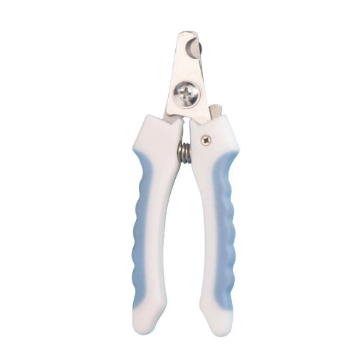 Accessoire pour Chihuahua : Coupe-ongles blanc et bleu – Précis idéal pour entretenir les griffes de votre petit chien ou chat