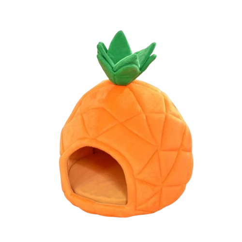 Niche pour Chihuahua en forme d'Ananas β Confort maximal avec intΓ©rieur moelleux, parfait pour les petits chiens ou chats