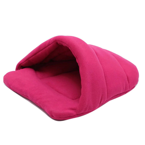 Niche pour Chihuahua en forme de chausson rose β Confort maximal, parfait pour les petits chiens ou chats