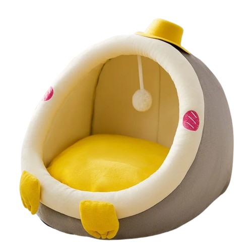 Niche pour Chihuahua motif pingouins β Confort maximal avec intΓ©rieur moelleux, parfait pour les petits chiens ou chats