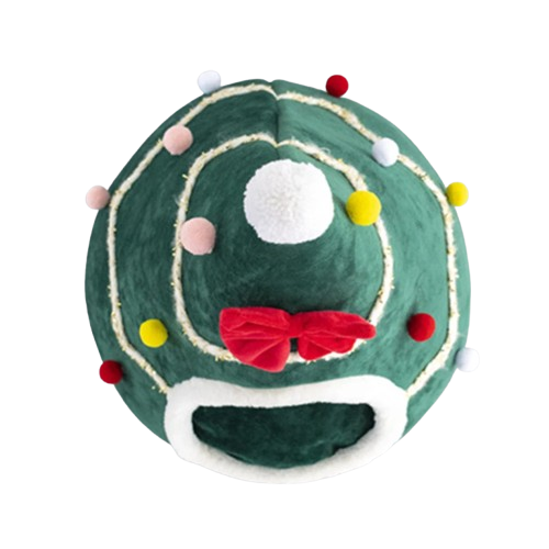 Niche pour Chihuahua en forme de sapin de noΓ«l β Confort maximal parfait pour les petits chiens ou chats - vue de dessus