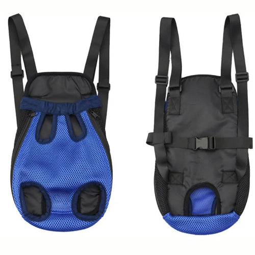 Transport : Porte-bรฉbรฉ ventral bleu pour Chihuahua โ Confortable et pratique, idรฉal pour transporter votre petit chien ou chat