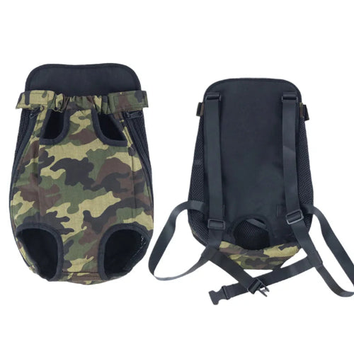Transport : Porte-bรฉbรฉ ventral camouflage pour Chihuahua โ Confortable et pratique, idรฉal pour transporter votre petit chien ou chat