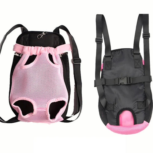Transport : Porte-bรฉbรฉ ventral rose pour Chihuahua โ Confortable et pratique, idรฉal pour transporter votre petit chien ou chat