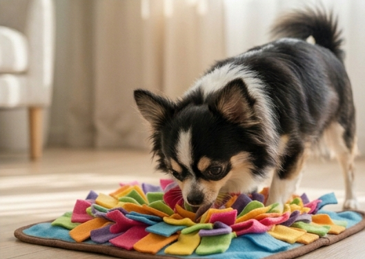 Comment occuper et stimuler mentalement un petit chien en intérieur ?