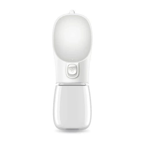 Abreuvoir portable pour chien, gamelle blanche, pratique pour les sorties et les promenades, idéal pour hydrater votre petit chien