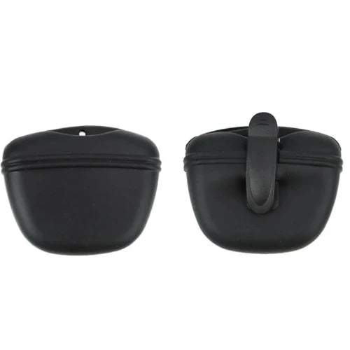 Boite noire pour transporter les croquettes de votre Chihuahua. Pratique lors des promenades pour donner à manger à votre petit chien ou chat