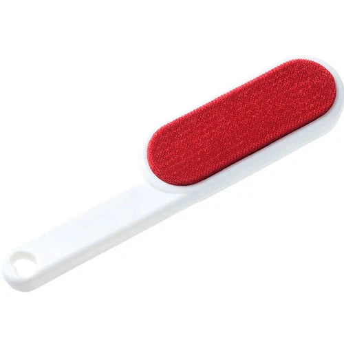 Accessoire pour Chihuahua - Brosse rouge pour ramasser les poils – Douce et efficace, parfaite pour votre petit chien ou chat