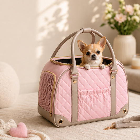 Chihuahua-Transport: LV-Stepptasche