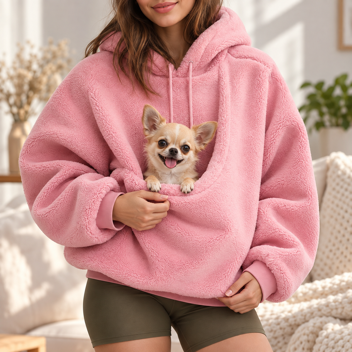 Sweat à poche pour petit chien