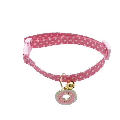 Collier Chihuahua : Donut Rose