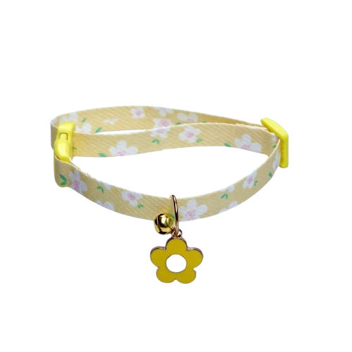 Chihuahua Necklace: Yellow Flower Pendant