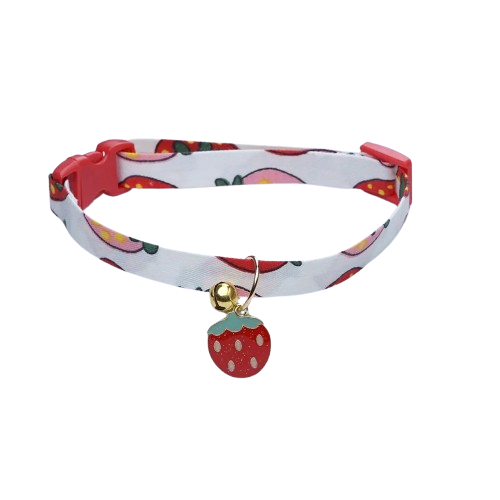 Chihuahua Collar: Strawberries
