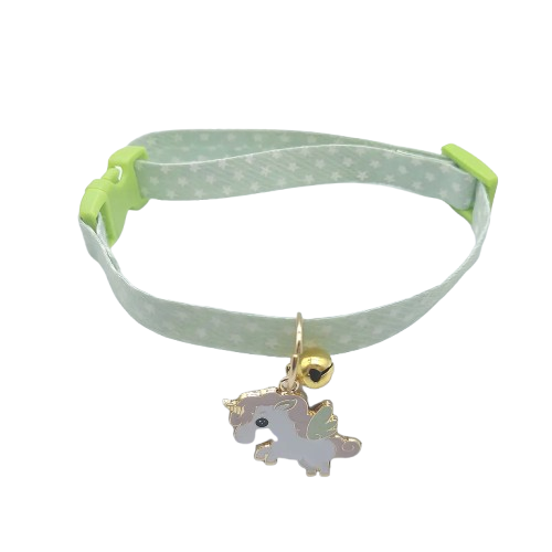 Collier Chihuahua : Licorne Vert