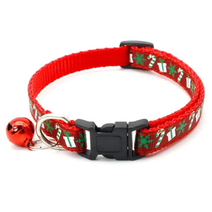 Collier pour Chihuahua avec motifs de noël rouge avec grelot, pour offrir confort et sécurité à votre petit chien ou chat
