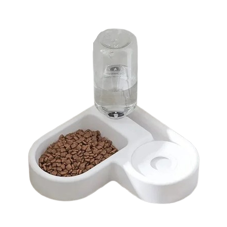 Dog Bowl: Double with water reserve