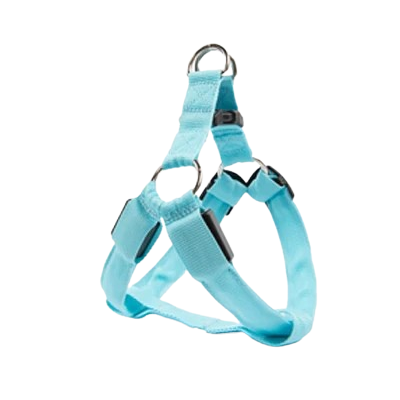 Chihuahua Harness: Blue LED Light