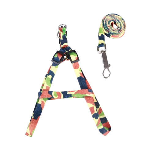 Chihuahua Harness: Camouflage + Leash