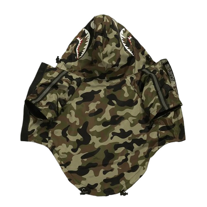 Manteau pour Chihuahua - Imperméable motif camouflage – parfait pour protéger votre petit chien ou chat par temps de pluie