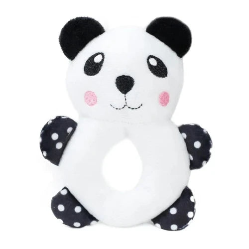 Jouet pour Chihuahua : anneau peluche à mâcher en forme de panda – Idéal pour stimuler et divertir votre petit chien ou chat