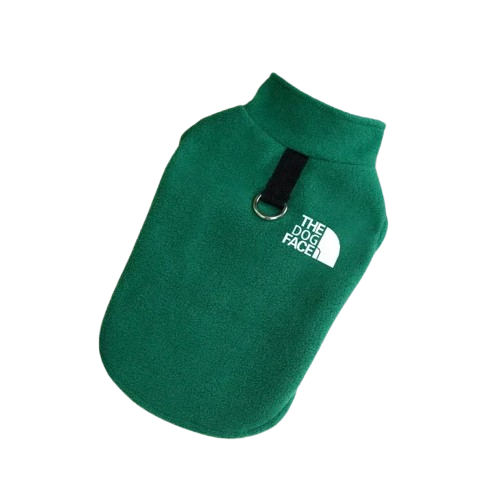 Manteau pour Chihuahua : pull dog face vert – Confortable, parfait pour protéger votre petit chien ou chat pendant les promenades