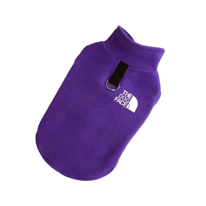 Manteau pour Chihuahua : pull dog face violet – Confortable, parfait pour protéger votre petit chien ou chat pendant les promenades