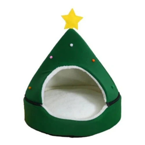 Niche Chien : Tente Sapin Noël