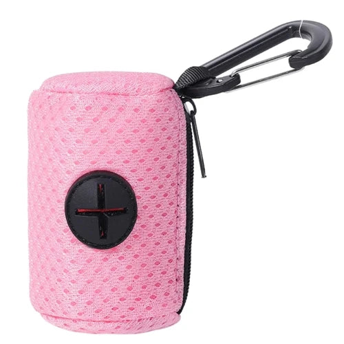 Accessoire pour Chihuahua - Porte-clés  rose avec sacs poubelle pour petit chien ou chat – Pratique pour ramasser les déjections
