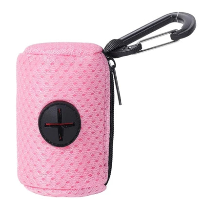 Accessoire pour Chihuahua - Porte-clés  rose avec sacs poubelle pour petit chien ou chat – Pratique pour ramasser les déjections
