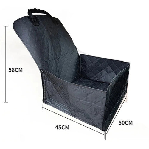 Niche pour Chihuahua : Protection + panière pour le siège avant de la voiture – Parfait pour les petits chiens ou chats - dimensions