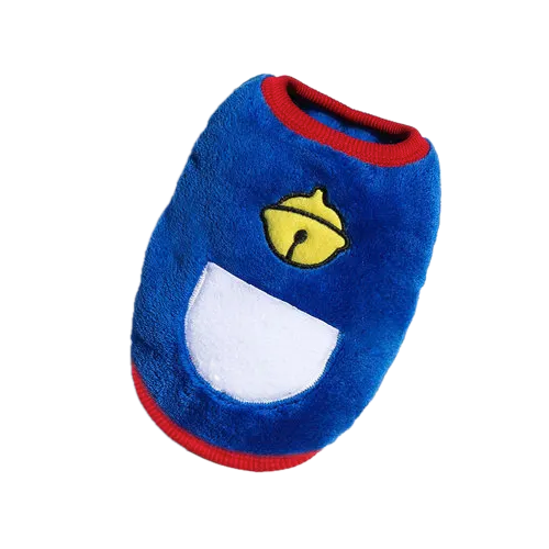 Pull pour Chihuahua bleu avec motif cloche – Confortable, vêtement parfait pour garder votre petit chien ou chat au chaud