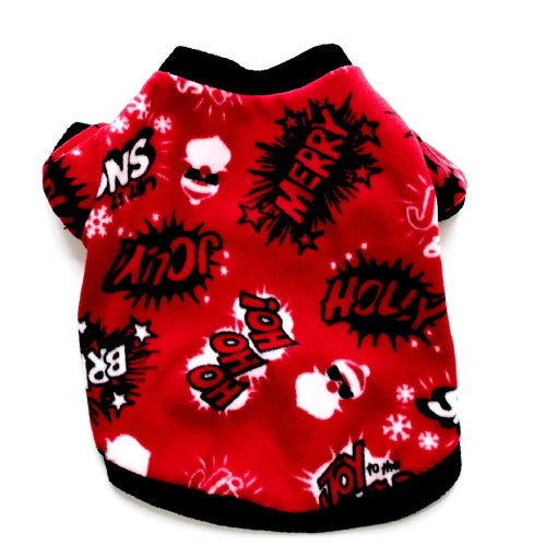 Chihuahua Pullover: Rot &amp; Schwarz Weihnachten