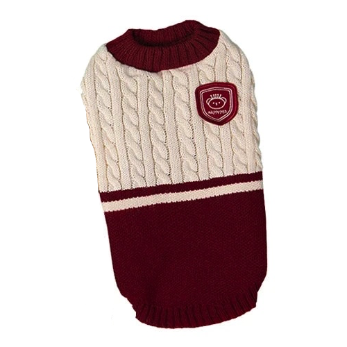 Chihuahua Sweater: Golf Style Wool Polo