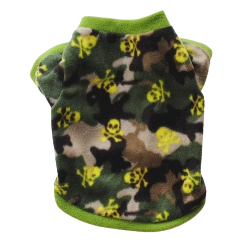 Chihuahua-Pullover: Militärschädel