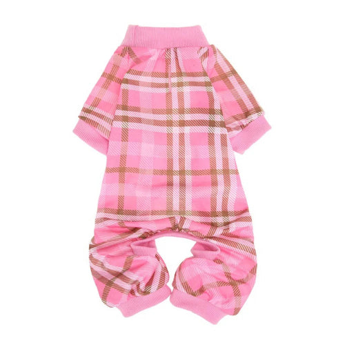 Chihuahua Pajamas: Pink Plaid