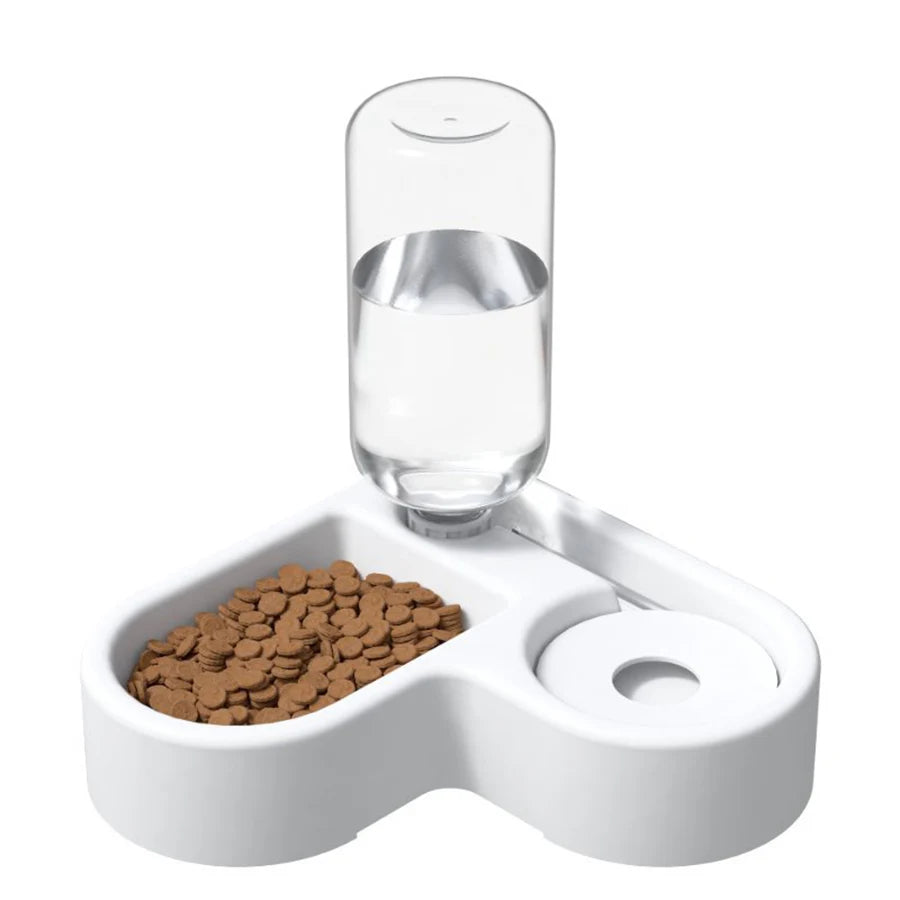 Dog Bowl: Double automatic pink, blue or white