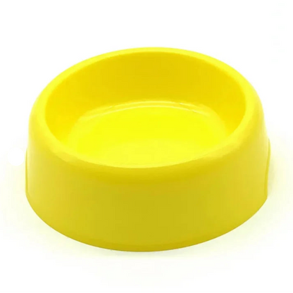 Chihuahua Bowl: Small, colorful plastic bowl